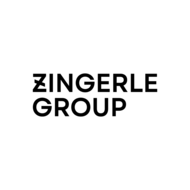 Logo Zingerle Group Das Textlogo in schwarzer Farbe von Zingerle Group.