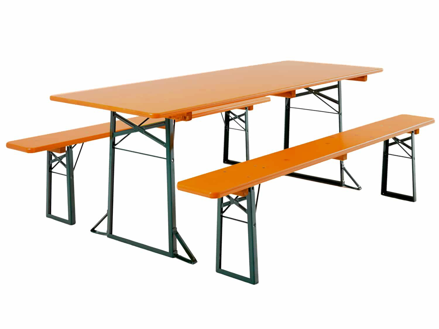 Set da birreria di 80 cm di larghezza in pino.
