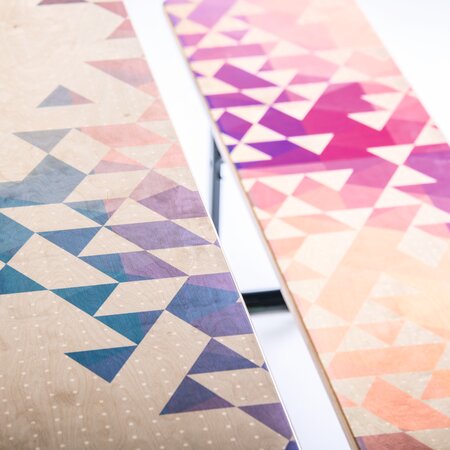 Il set da birreria è stato stampato in digitale.