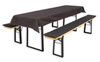 Beer garden table set cover Beer bench pad and tablecloth as cushion set for RUKU1952 beer table sets