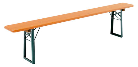 Beer bench with backrest from RUKU1952 Beer bench of a beer garden table set in pine with backrest.