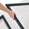 Die Designgarnitur Riva kann auf- und zugeklappt werden.