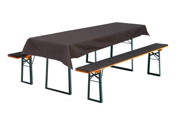 Beer bench cushion set for 220 cm sets, 3 cm thick for extra comfort.