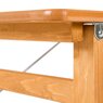 Die Stapelleisten der Rustica schützen die Garnitur beim Stapeln, Transportieren und Aufbauen.